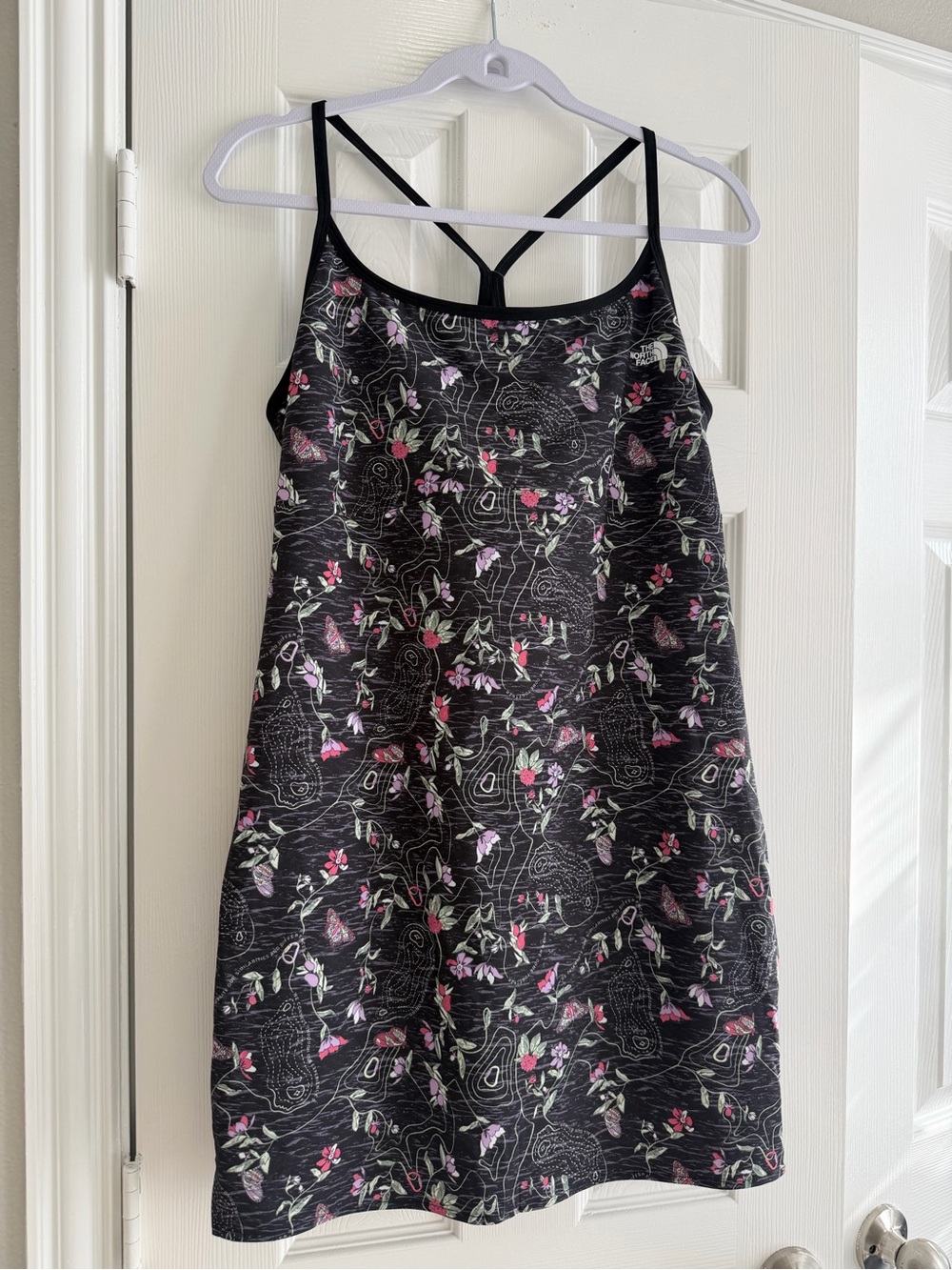 The North Face Black Floral Slip Dress